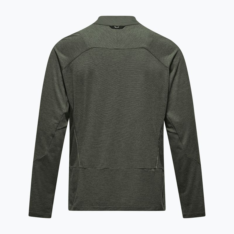 Férfi hosszú ujjú póló Salewa Pedroc Dry Wind Half Zip Tee faded green 7