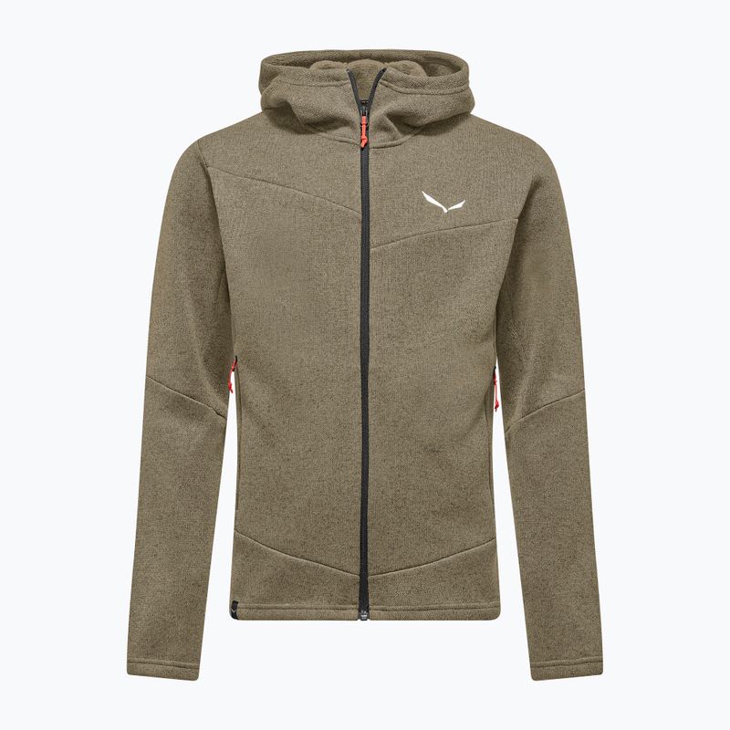 Férfi túra pulóver Salewa Puez Rocca Polarlite Hood quicksand 5