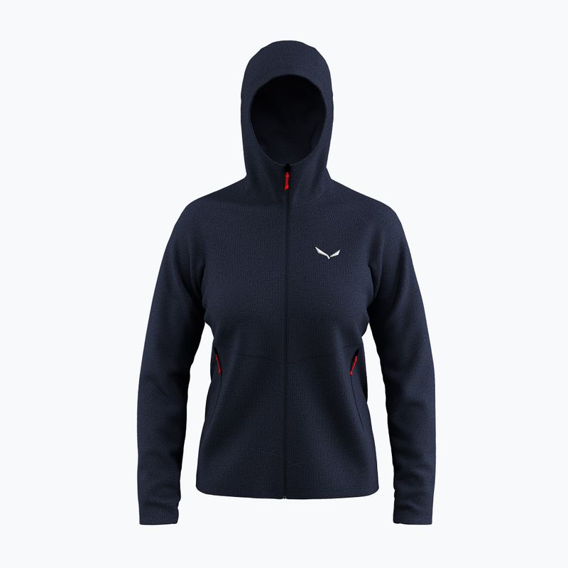 Férfi túrapulóver Salewa Puez Rocca Polarlite Hood navy blazer 5