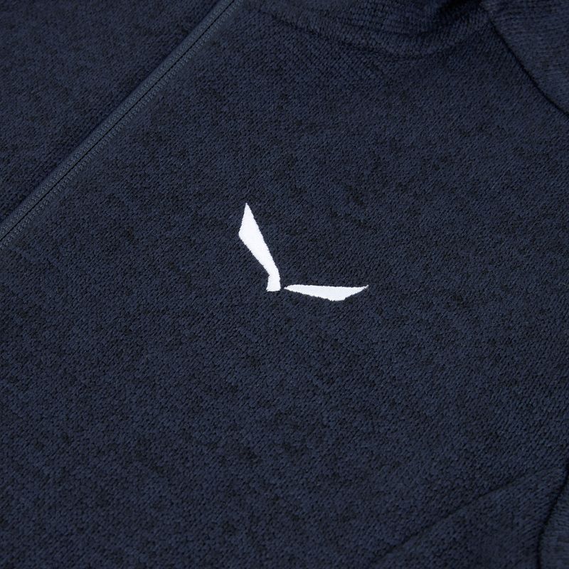 Férfi túrapulóver Salewa Puez Rocca Polarlite Hood navy blazer 3