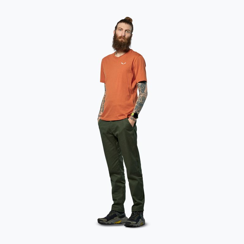 Férfi póló Salewa Eagle Vocab bombay brown 2
