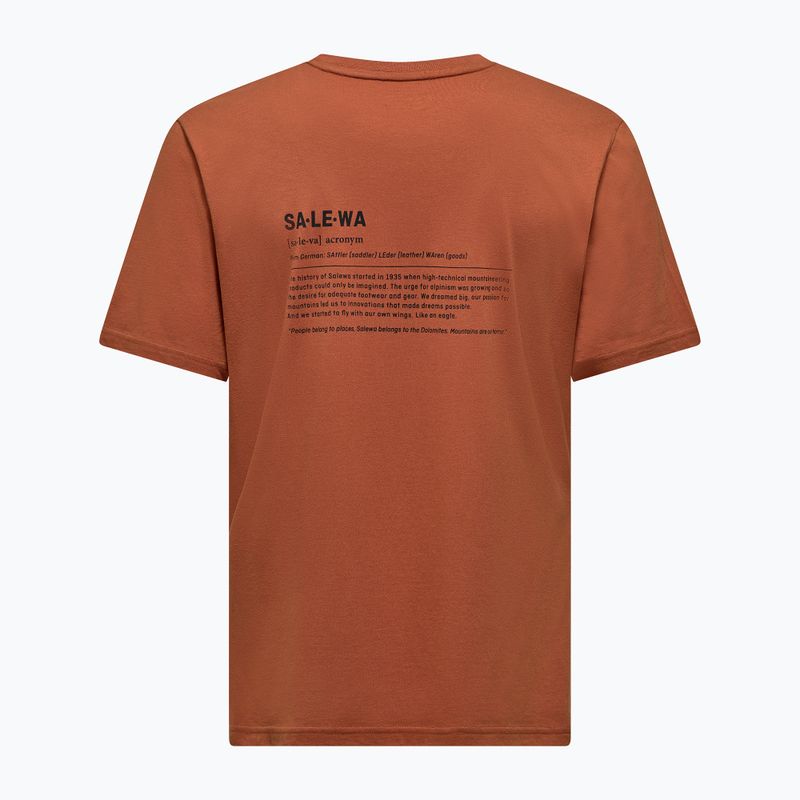 Férfi póló Salewa Eagle Vocab bombay brown 6