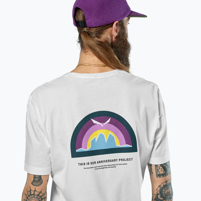 Férfi póló Salewa Eagle Anniversary optical white 4