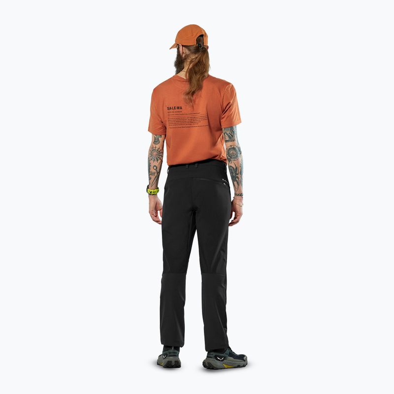 Férfi softshell nadrág Salewa Puez Dolomia 2 black out 3