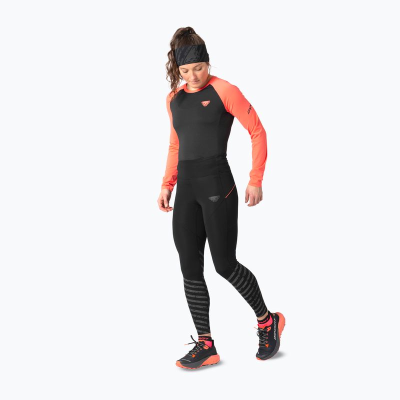 Női futóleggings DYNAFIT Trail Reflective black out 2
