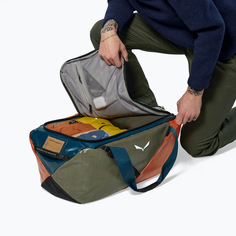 Utazótáska Salewa Discovery Duffle 50 l faded green 10