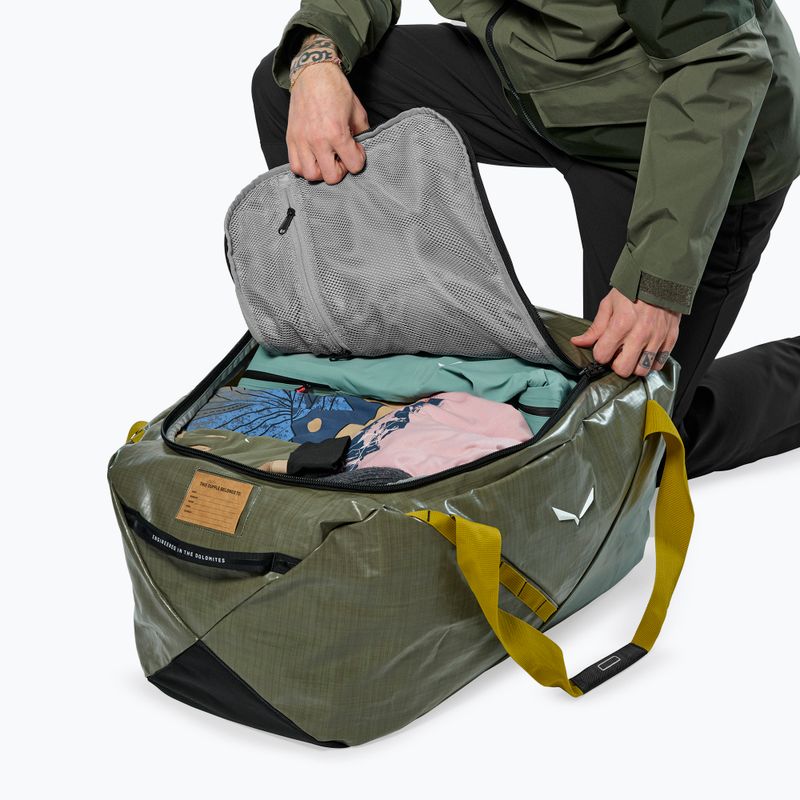 Utazótáska Salewa Discovery Duffle 90 l faded green 10