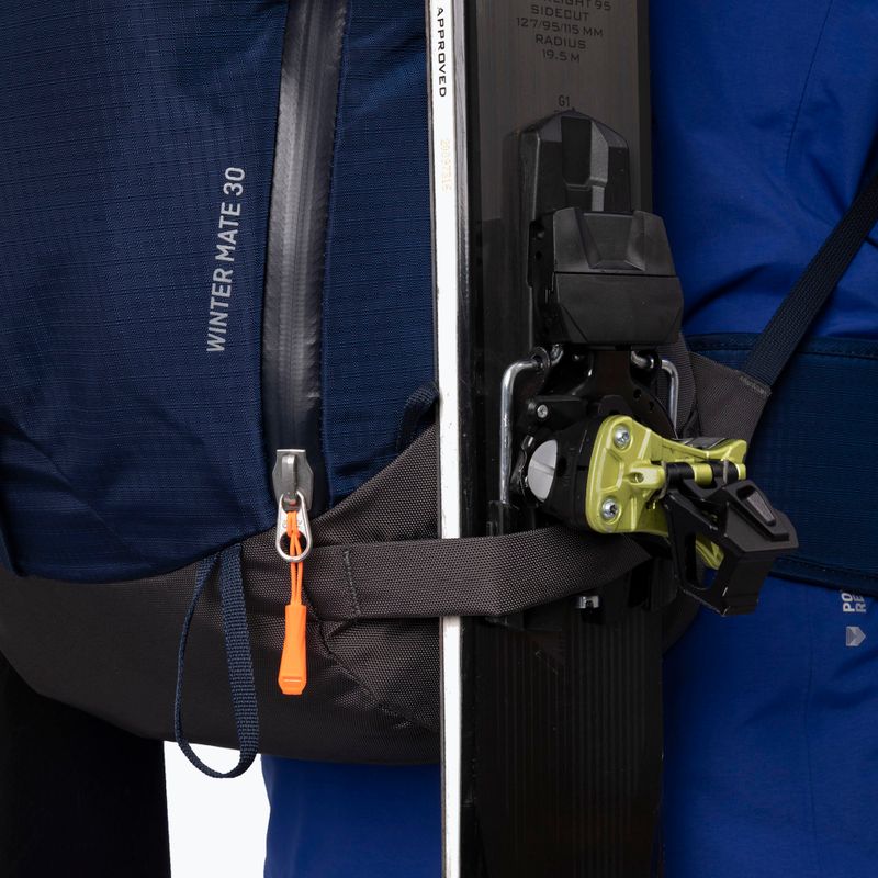 Férfi túrahátizsák Salewa Winter Mate 30 l blue depth/black 7