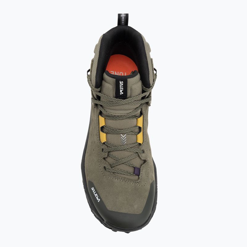 Férfi túracipő Salewa Pedroc 2 Leather Mid PTX faded green/dark olive 5