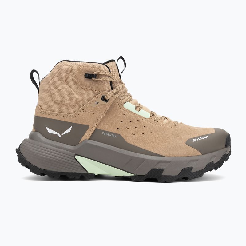 Női túracipő Salewa Pedroc 2 Leather Mid PTX quicksand/bungee cord 2