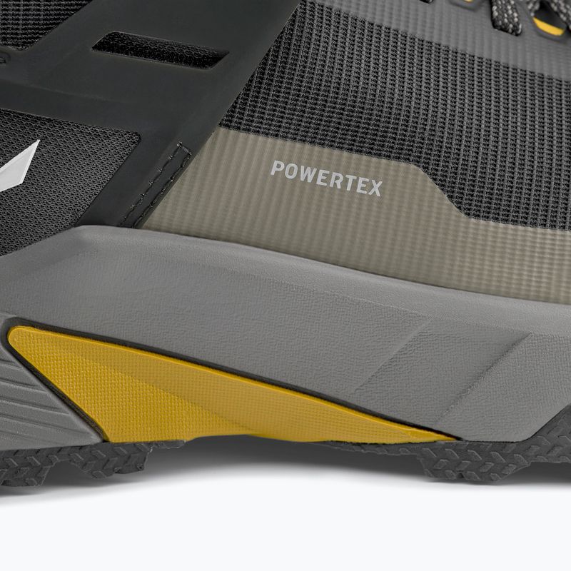 Férfi túrabakancs Salewa Pedroc 2 Mid PTX black out/bungee cord 9