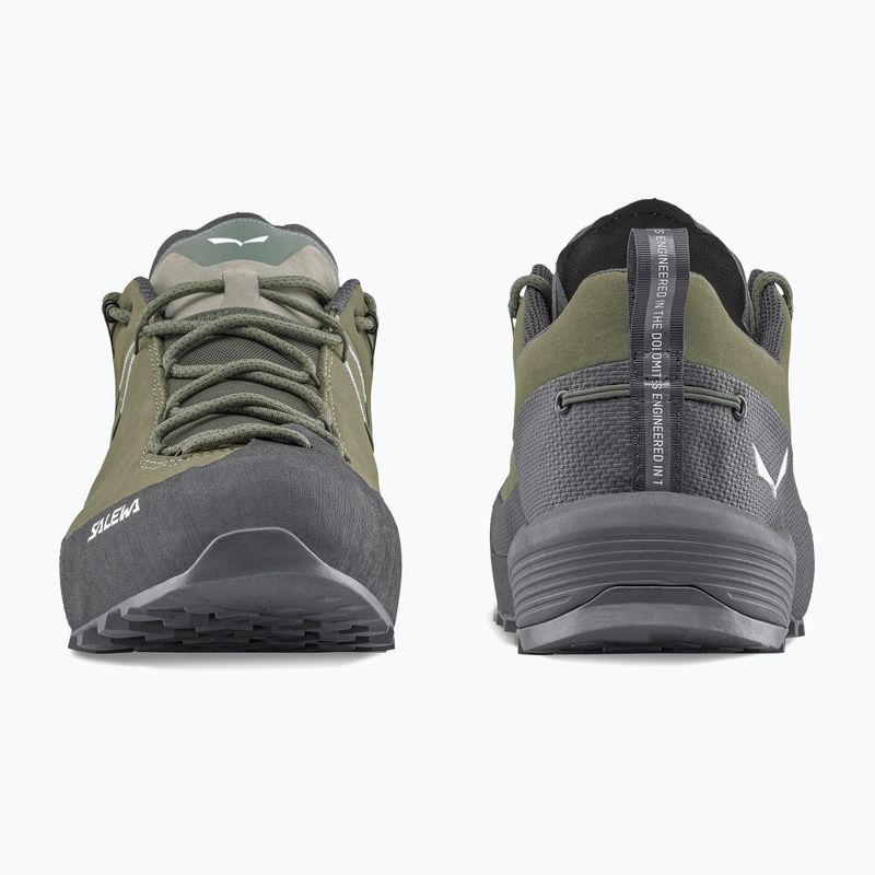 Férfi approach cipő Salewa Wildfire Leather 2 GTX faded green/black 10