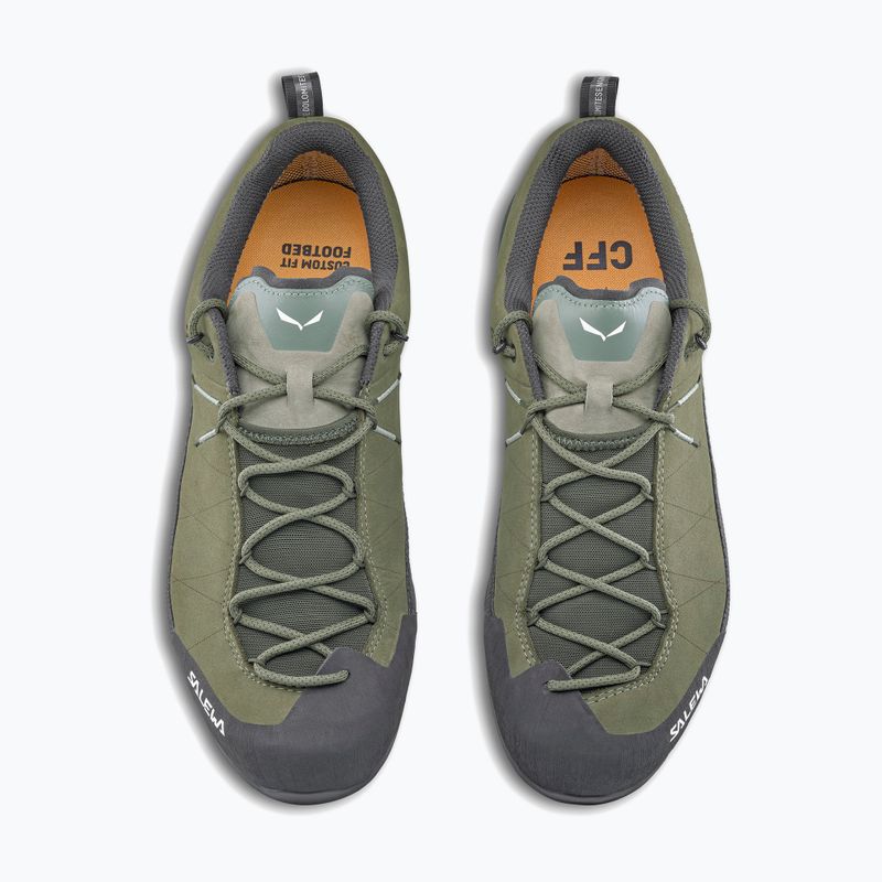 Férfi approach cipő Salewa Wildfire Leather 2 GTX faded green/black 11