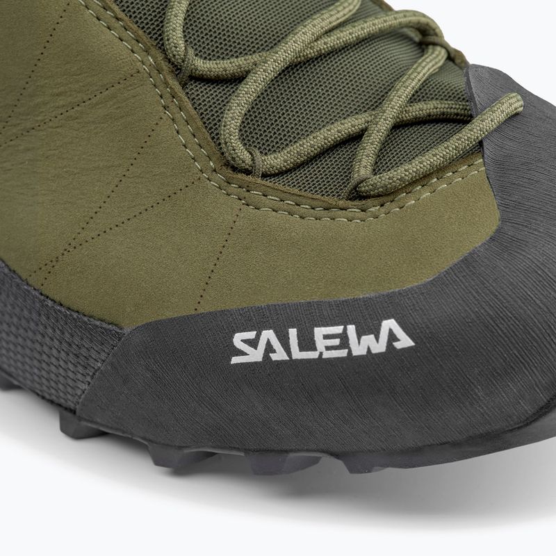 Férfi approach cipő Salewa Wildfire Leather 2 GTX faded green/black 15