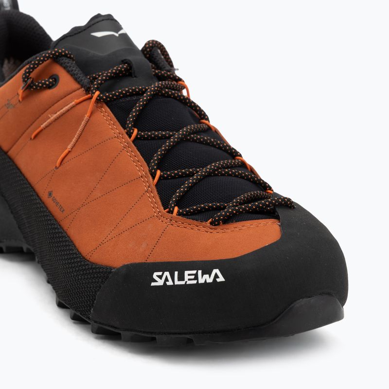 Férfi approach cipő Salewa Wildfire Leather 2 GTX bombay brown/black 7