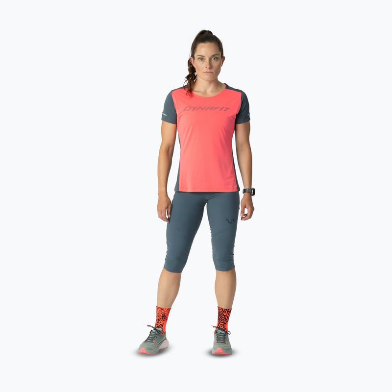 Női futópóló DYNAFIT Alpine 2 Tee ultra coral 2