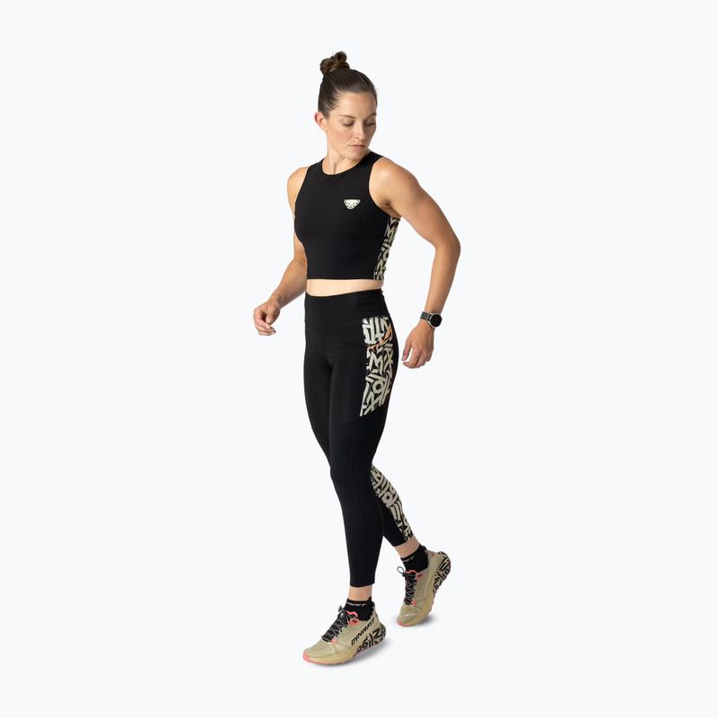 Női futó leggings DYNAFIT Trail 7/8 blackout overcast 2