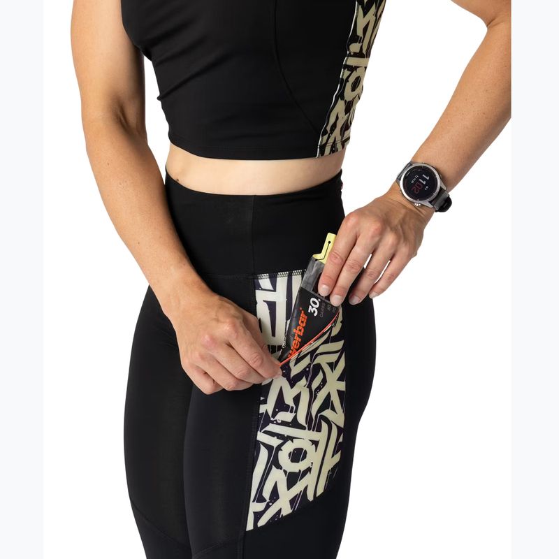 Női futó leggings DYNAFIT Trail 7/8 blackout overcast 4