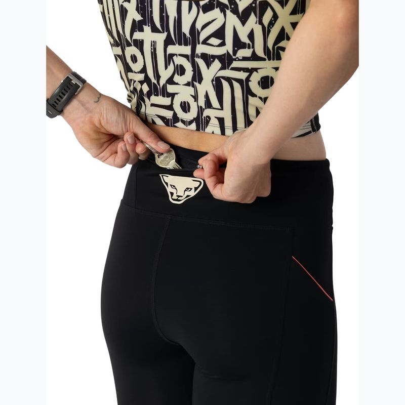 Női futó leggings DYNAFIT Trail 7/8 blackout overcast 5