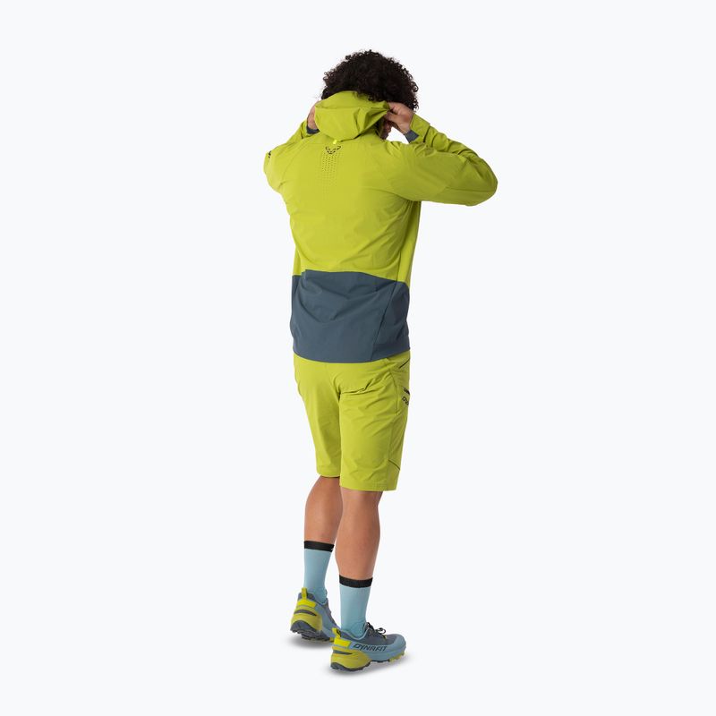 Férfi softshell dzseki DYNAFIT Transalper Dynastretch golden lime/0720 3