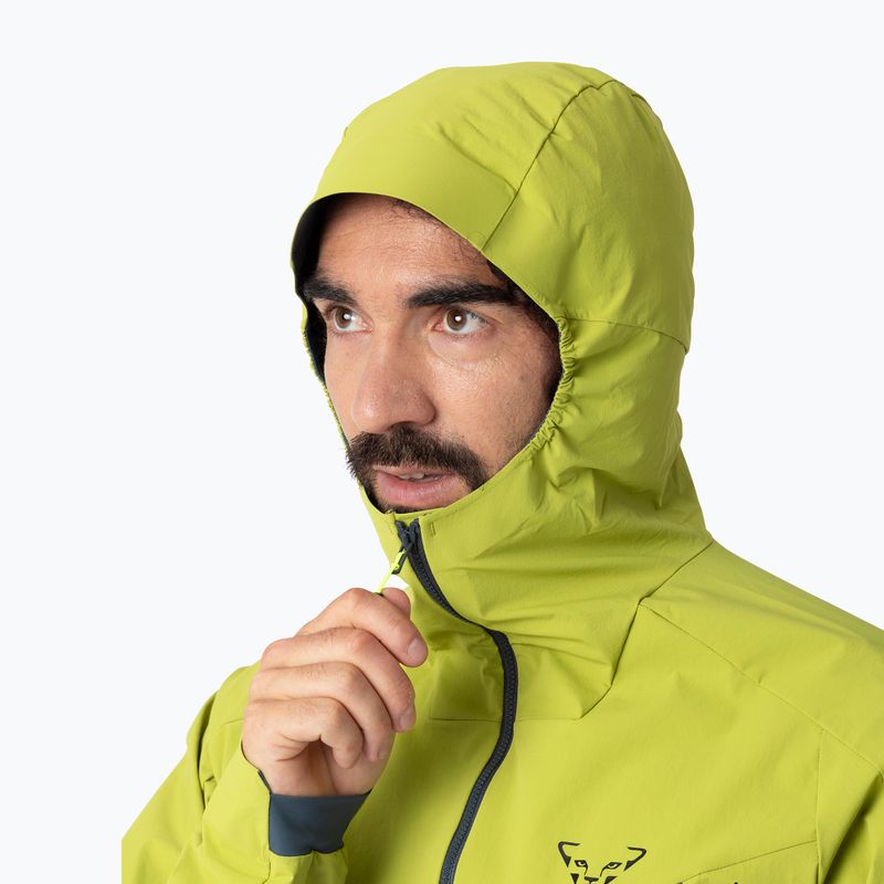 Férfi softshell dzseki DYNAFIT Transalper Dynastretch golden lime/0720 4