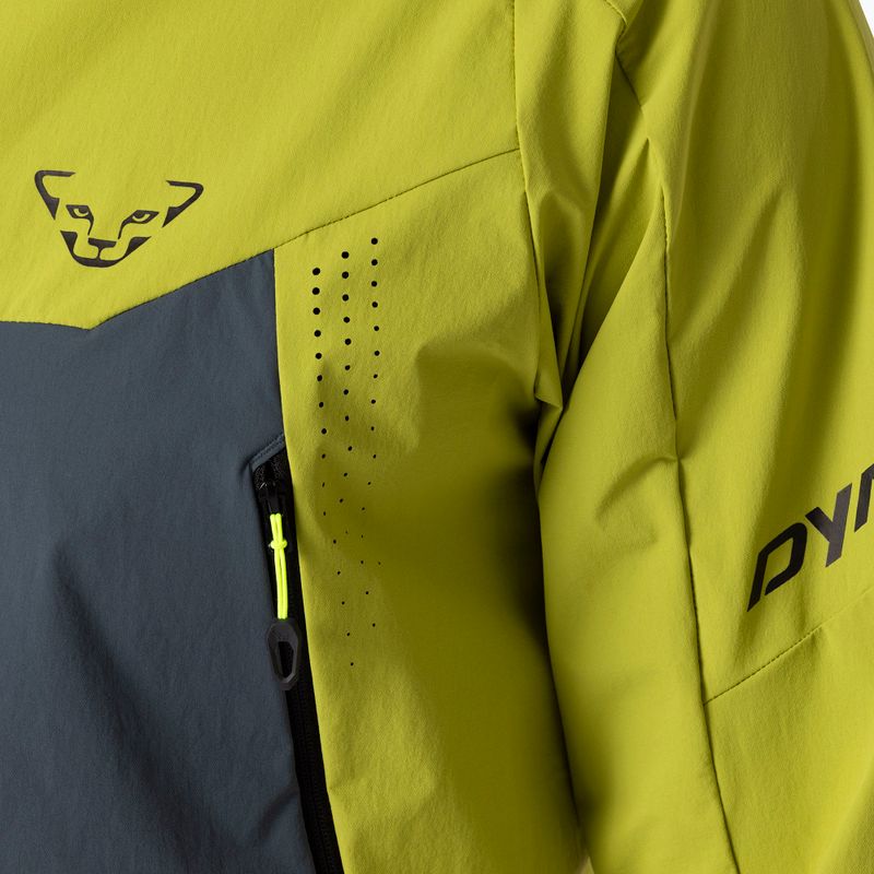 Férfi softshell dzseki DYNAFIT Transalper Dynastretch golden lime/0720 5