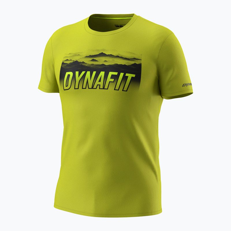 Férfi trekking póló DYNAFIT Transalper Graphic golden lime/5a30 4