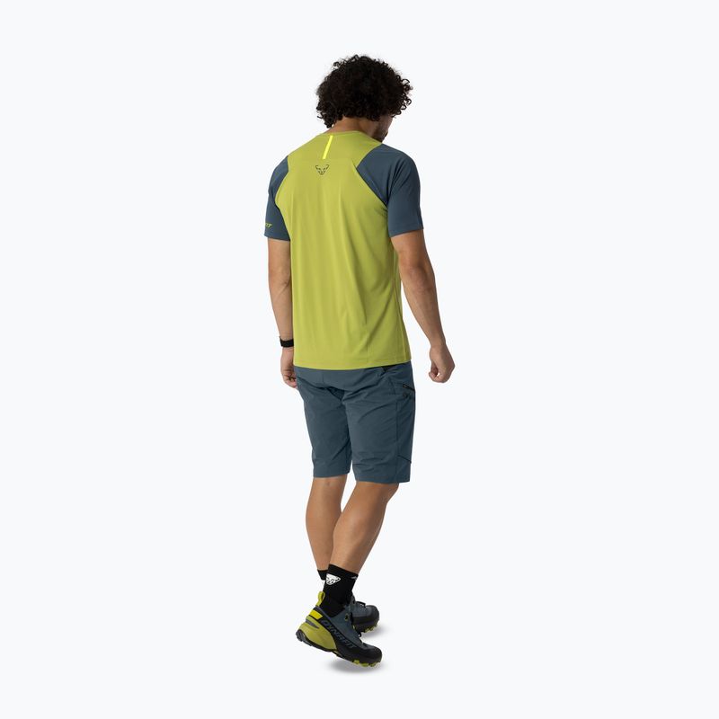 Férfi trekking póló DYNAFIT Transalper golden lime/0720 3