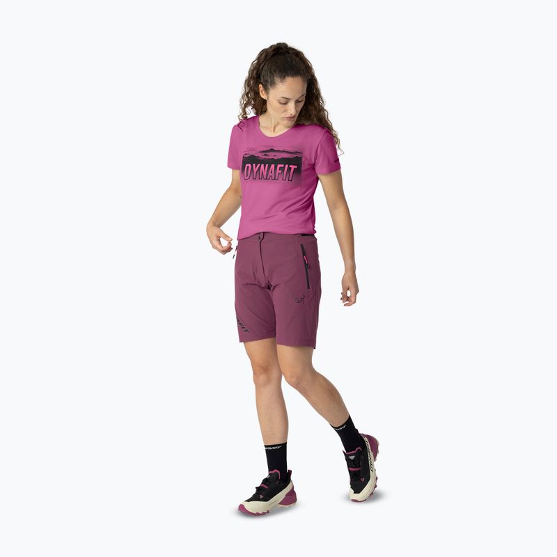 Női túrashort DYNAFIT Transalper Light Dynastretch amaranth/0910 2