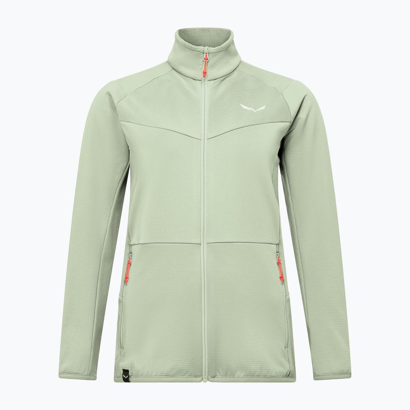 Női túra pulóver Salewa Puez Cammio PL Pastel Green