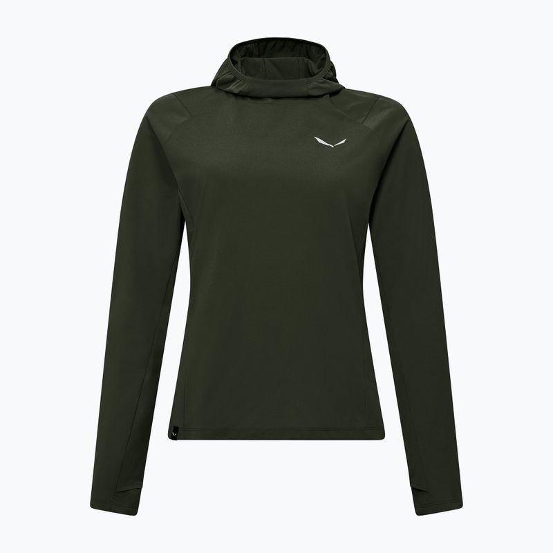 Salewa Puez Sun Hoodie dark olive férfi túrafelső