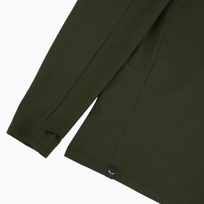 Salewa Puez Sun Hoodie dark olive férfi túrafelső 4