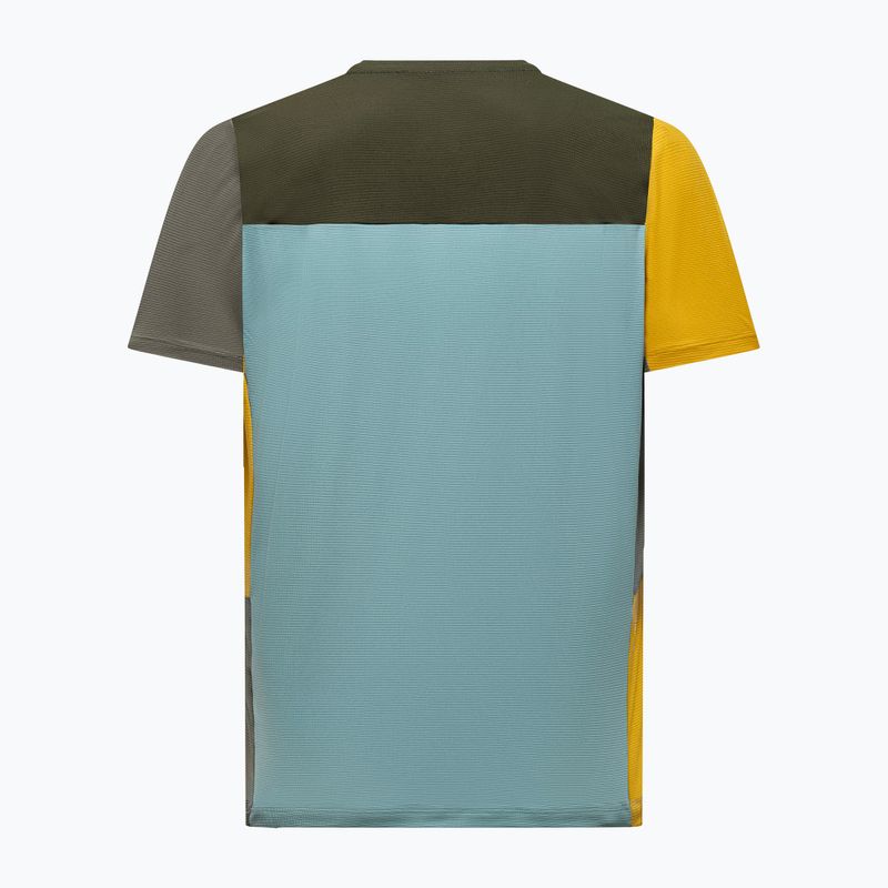 Salewa Puez Sporty Dry férfi túrapóló dark olive/multi 2