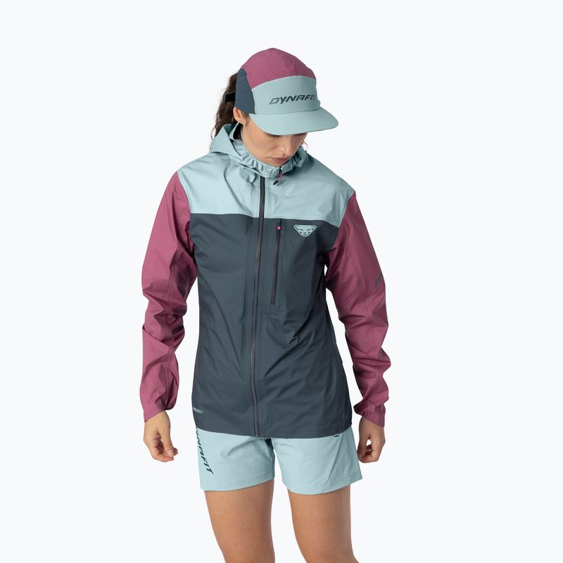 Női esőkabát DYNAFIT Traverse 3L cinder cloud blue/3180