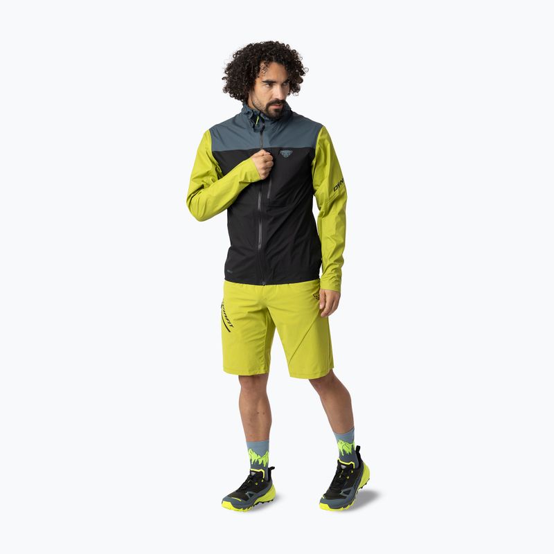 Férfi esőkabát  DYNAFIT Traverse 3L black out cinder/0720 2
