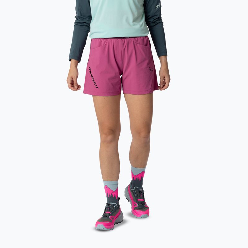 Női túrashort DYNAFIT Traverse Hybrid magenta/6A70