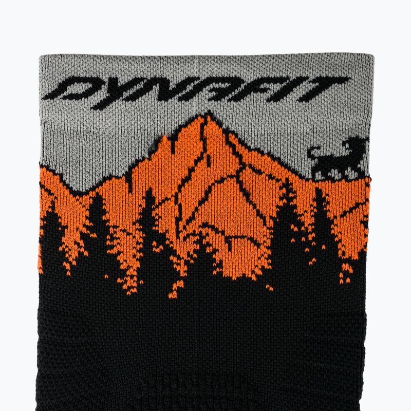 Zokni DYNAFIT Traverse Crew black out ultra orange/4220 3