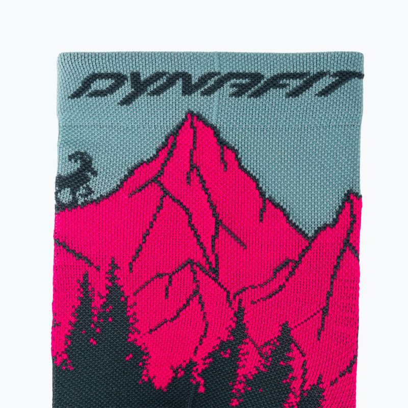 Zokni DYNAFIT Traverse Crew cinder pink glo/6070 3