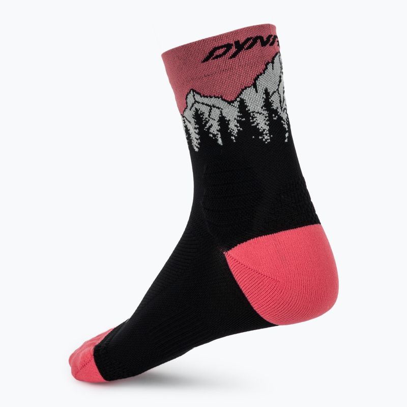Sízokni DYNAFIT Traverse Mid black out ultra coral/6a10 2