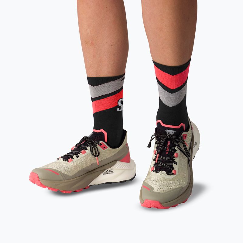 Zokni DYNAFIT Ultra Crew black out ultra coral/6A10 3