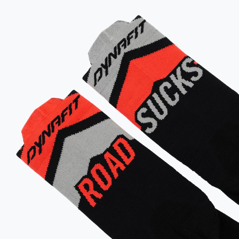 Zokni DYNAFIT Ultra Crew black out ultra coral/6A10 3