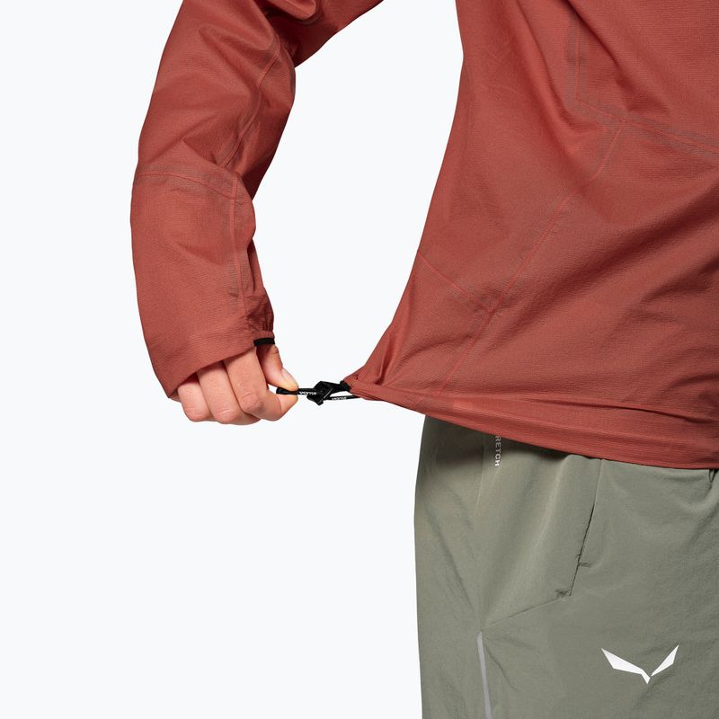 Női esőkabát Salewa Pedroc 2 PTX 2.5 Light etruscan red 6