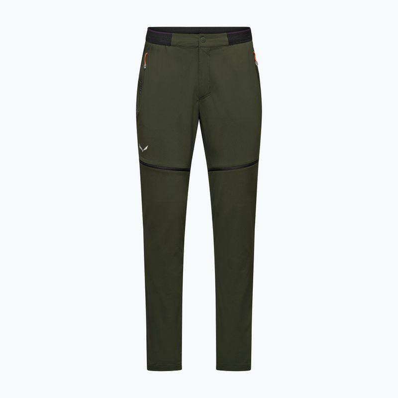 Férfi túranadrág Salewa Pedroc 3 DST 2IN1 dark olive 7