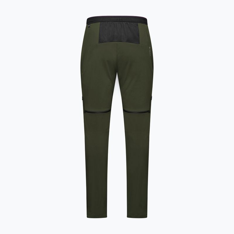 Férfi túranadrág Salewa Pedroc 3 DST 2IN1 dark olive 8