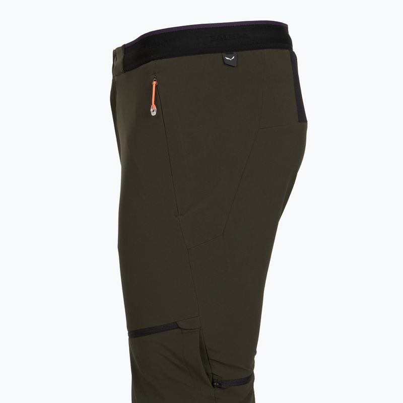 Férfi túranadrág Salewa Pedroc 3 DST 2IN1 dark olive 4
