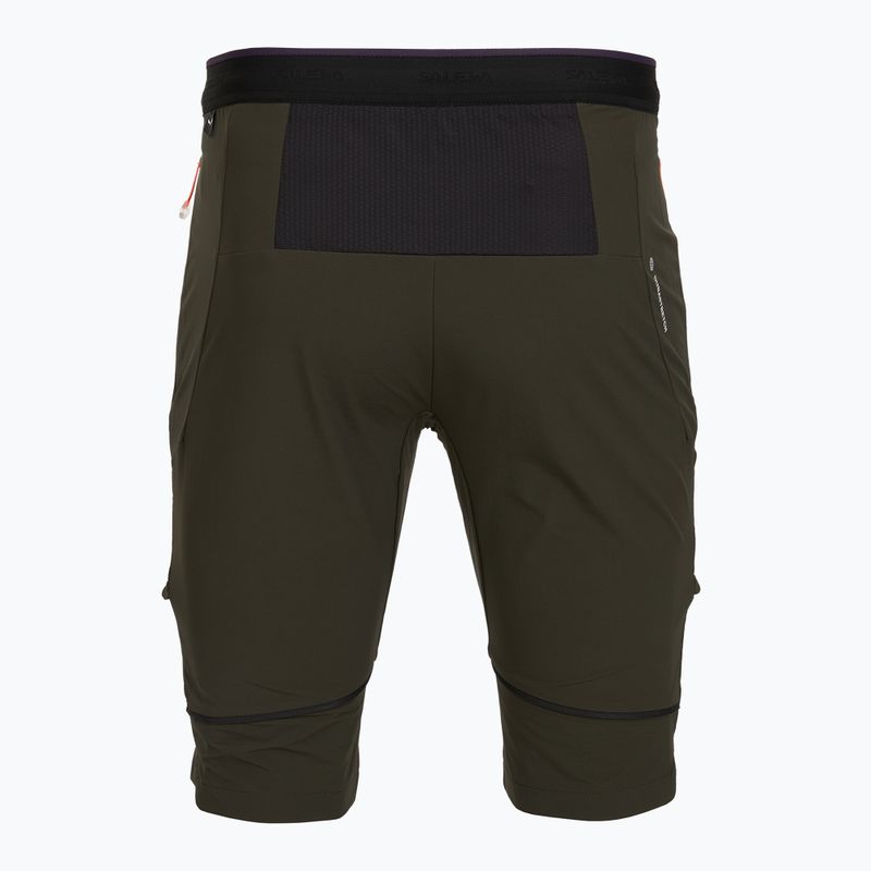 Férfi túranadrág Salewa Pedroc 3 DST 2IN1 dark olive 6