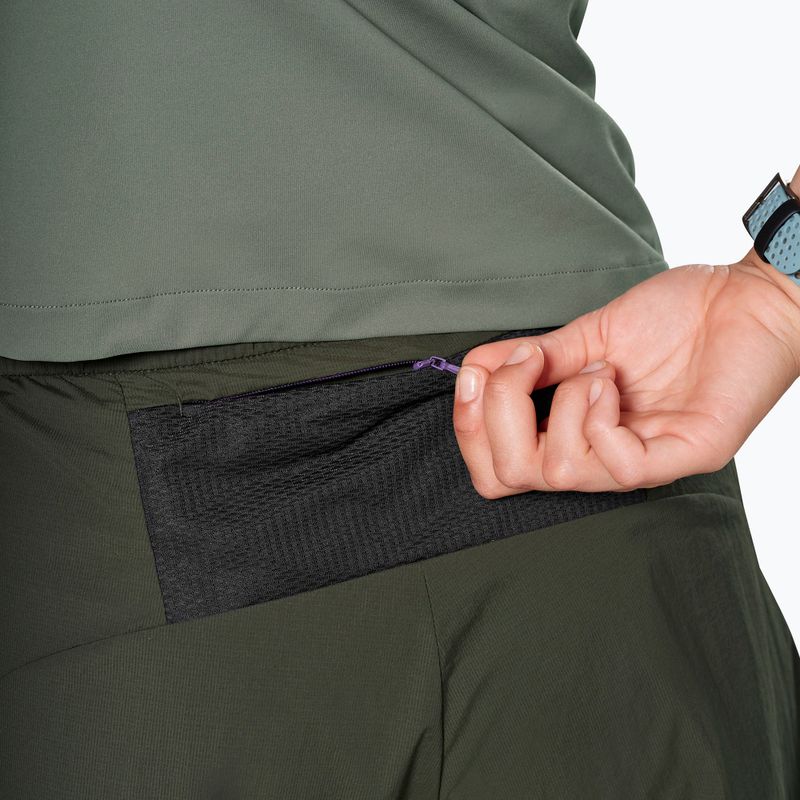 Női túrashort Salewa Pedroc DST 2IN1 dark olive int/0870 5