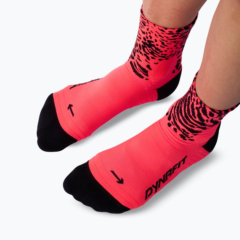 Zokni DYNAFIT Run Wild Mid ultra coral/0910 7
