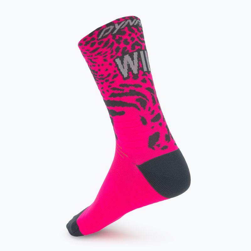 Zokni DYNAFIT Run Wild Crew pink glo 2