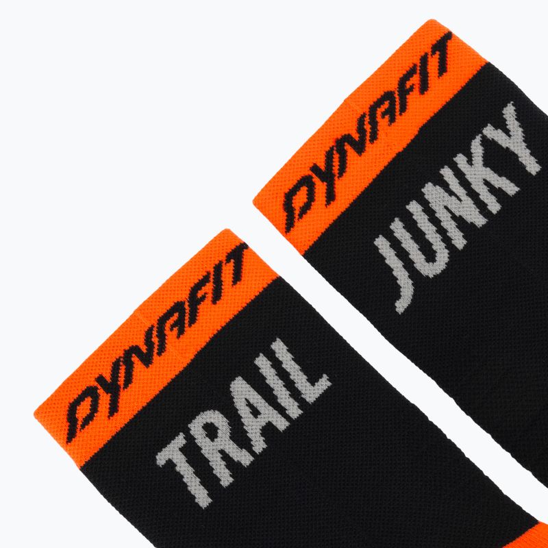 Zokni DYNAFIT Trail Mid black out ultra orange/4220 3